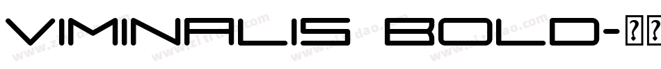 Viminalis Bold字体转换